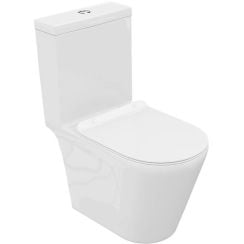 LaVita Prestige Form 3.0 kompaktní wc s deskou s pomalým sklápěním s vírovým splachováním bílá 5900378342991