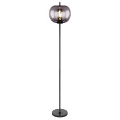 Globo Lighting Blacky podlahové světlo 1x60 W černá-kouřová 15345S