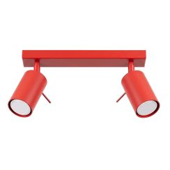 Sollux Lighting Ring stropní světlo 2x10 W červená SL.2190