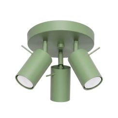 Sollux Lighting Ring nástěnné svítidlo 3x10 W zelená SL.2180