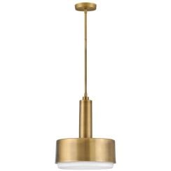 Elstead Lighting Cedric závěsné svítidlo 2x60 W mosaz HK-CEDRIC-P-M-BR