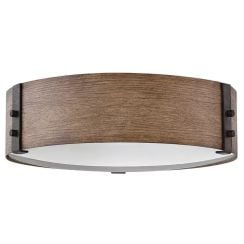 Elstead Lighting Sawyer nástěnné svítidlo 3x40 W dřevo-železo HK-SAWYER-F-M-SQ