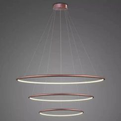 Altavola Design Ledowe Okręgi závěsné svítidlo 1x68 W růžové zlato LA075/P_80_in_4k_rose_gold