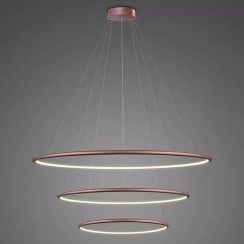 Altavola Design Ledowe Okręgi závěsné svítidlo 3x W růžové zlato LA075/P_80_in_3k_rose_gold_Dali