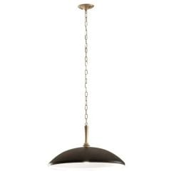 Elstead Lighting Delarosa závěsné svítidlo 1x60 W černá-hnědá KL-DELAROSA-P-BK