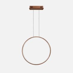 Altavola Design Ledowe Okręgi závěsné svítidlo 1x23 W měděná LA073/X_60_in_4k_copper