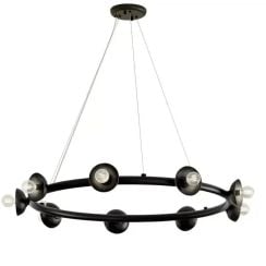 Elstead Lighting Palta závěsné svítidlo x40 W černá KL-PALTA9-BK