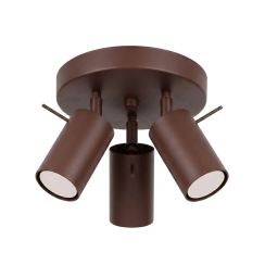 Sollux Lighting Ring nástěnné svítidlo 3x10 W hnědá SL.2198
