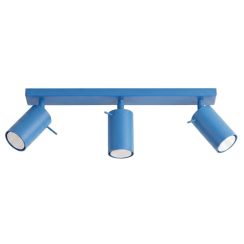 Sollux Lighting Ring stropní světlo 3x10 W modrá SL.2203