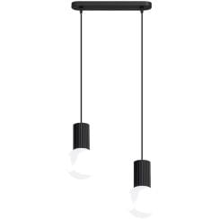 Sollux Lighting Halo stropní světlo 2x8 W černá SL.1982
