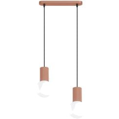 Sollux Lighting Halo závěsné svítidlo 2x8 W béžová SL.1986