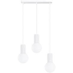 Sollux Lighting Halo závěsné svítidlo 3x8 W bílá SL.1991
