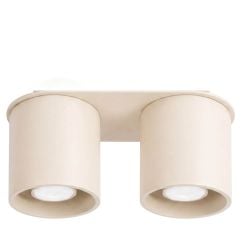 Sollux Lighting Orbis stropní světlo 2x10 W béžová SL.2088