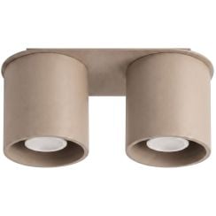 Sollux Lighting Orbis stropní světlo 2x10 W béžová SL.2091