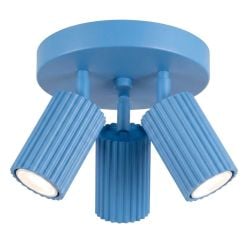 Sollux Lighting Karbon nástěnné svítidlo 3x10 W modrá SL.2381