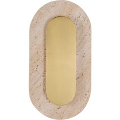 MaxLight Travertino nástěnné svítidlo 1x10 W zlatá W0478
