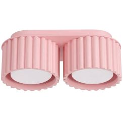 Sollux Lighting Aura stropní světlo 2x10 W růžová SL.2407