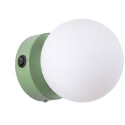 Sollux Lighting Yoli nástěnné svítidlo 1x8 W zelená SL.2268