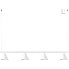 Sollux Lighting Nox závěsné svítidlo 4x10 W bílá SL.2551