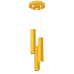 Sollux Lighting Karbon závěsné svítidlo 3x10 W žlutá SL.2340