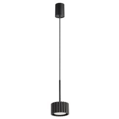 Sollux Lighting Aura závěsné svítidlo 1x10 W černá SL.2677