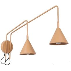 Sollux Lighting Nox nástěnné svítidlo 2x10 W zlatá SL.2508