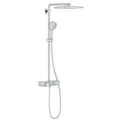Grohe Vitalio Joy sprchová sada na stěnu s termostatem s dešťovou sprchou chrom 1360480000