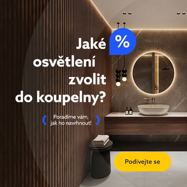 Jak&eacute; osvětlen&iacute; zvolit do koupelny?