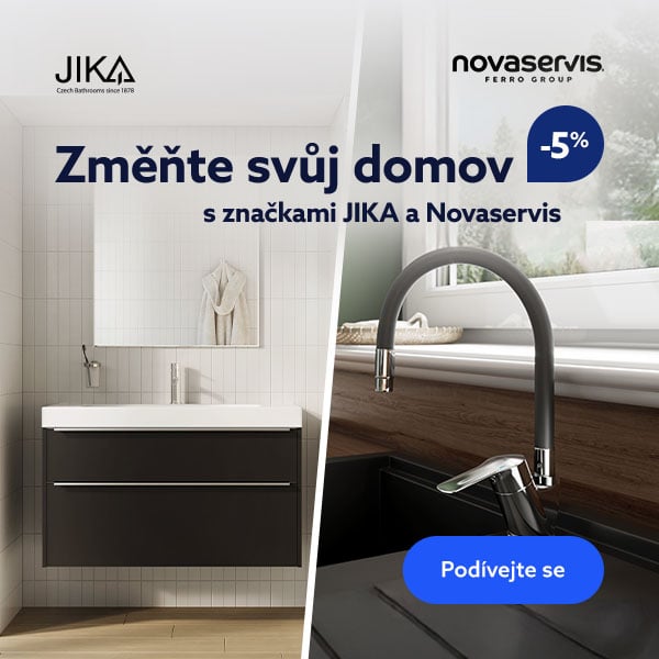 Změňte svůj domov s značkami JIKA a Novaservis