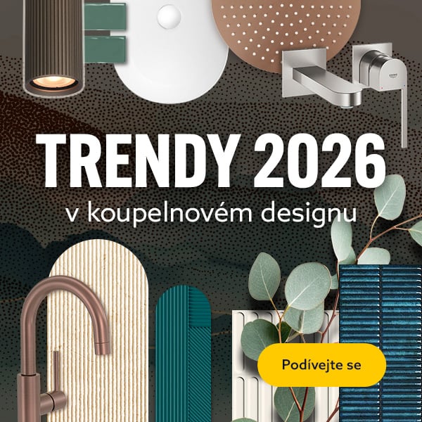 Trendy 2026 v koupelnov&eacute;m designu